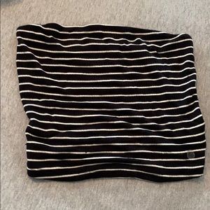 American eagle black and white tube top never worn